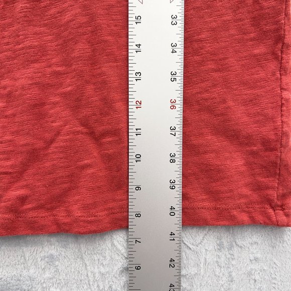 NEW CASLON Cotton Scoop Neck Short Sleeve Raglan T-shirt Dress Size Medium 0026 - Picture 12 of 12